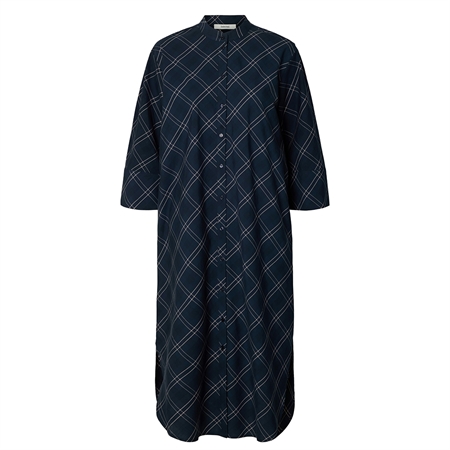 Selected Femme SlwDelia-Rosalia Regular 3/4 Midi Dress Dark Sapphire