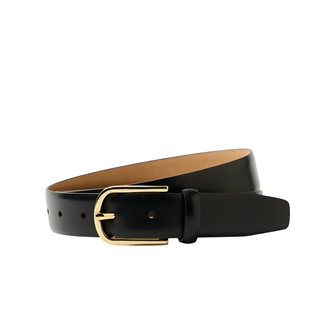 Selected Femme SlfIona Leather Belt Black