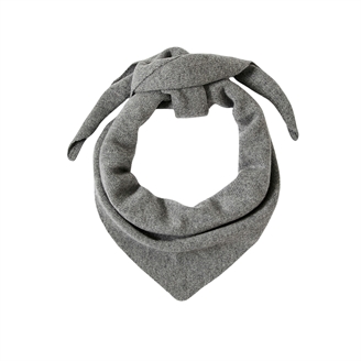 Selected Femme SlfCille Cashmere Blend Triangle Scarf Medium Grey Melange