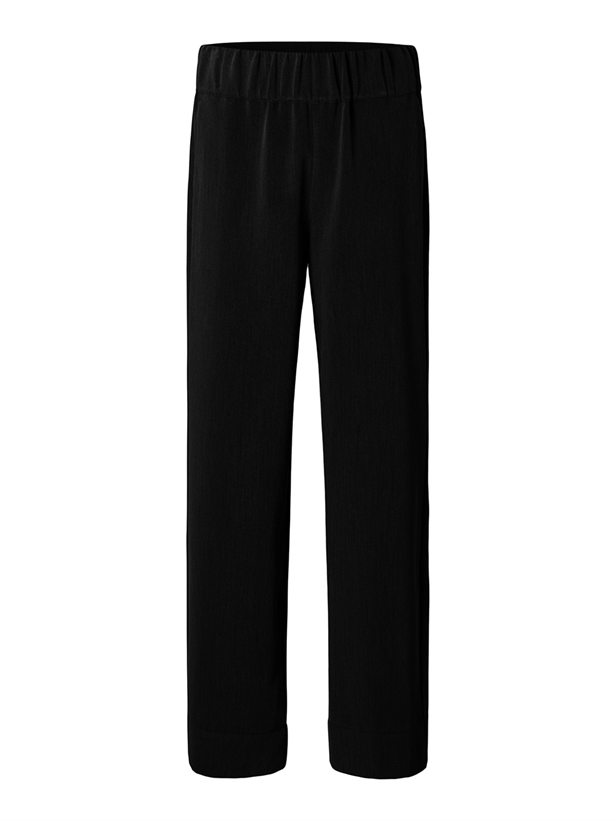 Selected Femme SlfPatricia MW Wide Pant Black