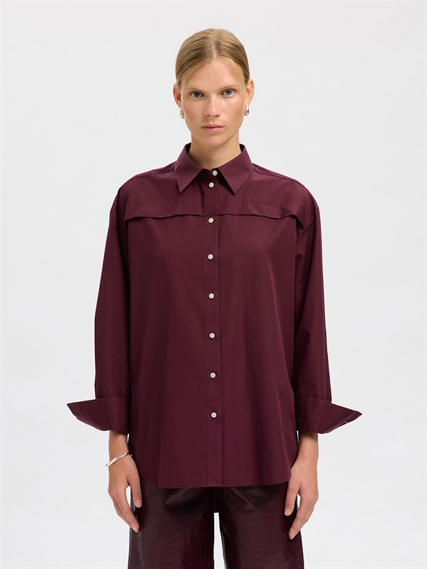 Selected Femme SlfAllison Oversize LS Shirt Fig