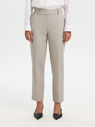 Selected Femme SlwRita-Ria MW Cropped Pant Island Fossil