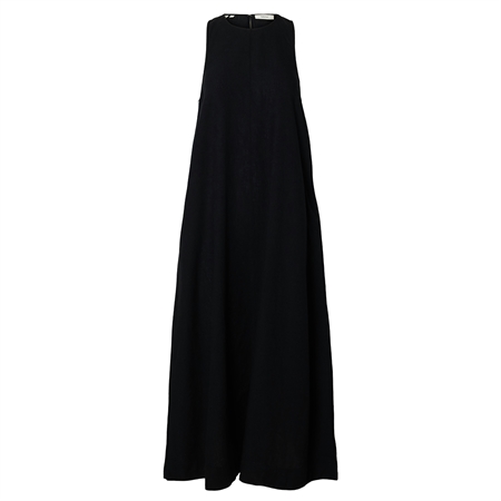 Selected Femme SlfLuisa Relaxed Linen Blend Dress Black