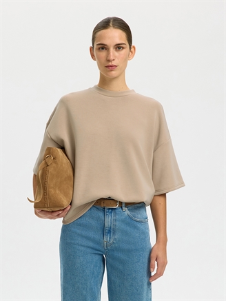 Selected Femme SlwOversized Tenny Tee Pure Cashmere