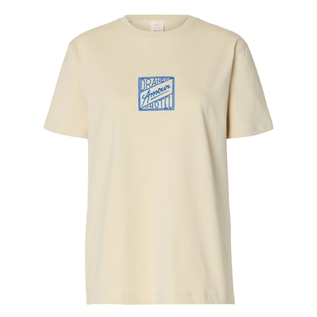 Selected Femme SlfRelaxed Brook SS Hotel Amour Tee Angora