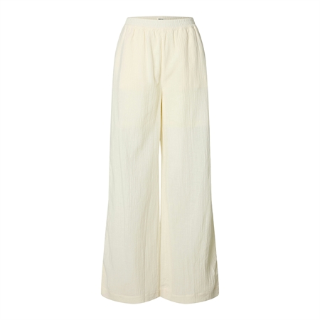 Selected Femme SlfFinnie MW Wide Sun Pant Egret