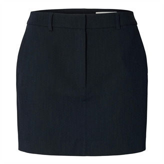 Selected Femme SlfRita MW Mini Skrit Dark Sapphire Melange