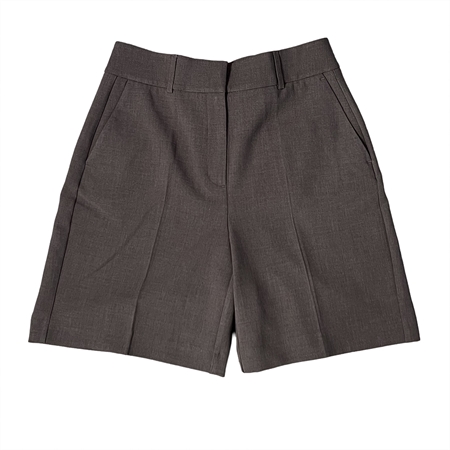 Selected Femme SlwRita HW Shorts Mel. Chocolate Chip