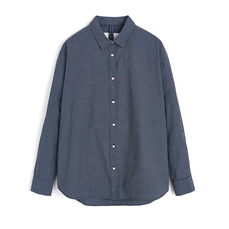 Aiayu Shirt Check Navy Check