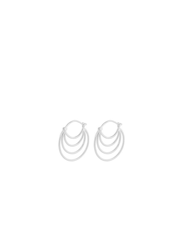 Pernille Corydon Silhouette Earrings Silver