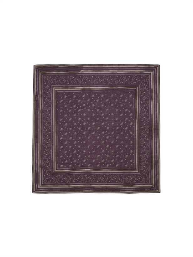 Skall Studio classic scarf 90x90 Violet/Oatmeal