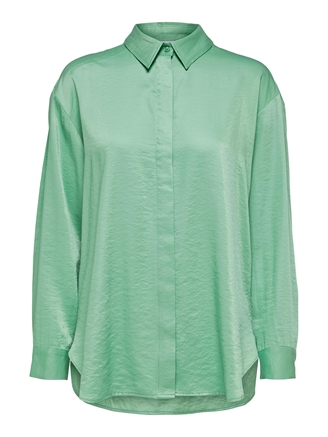Selected Femme SlfDesiree LS Shirt Absinthe Green