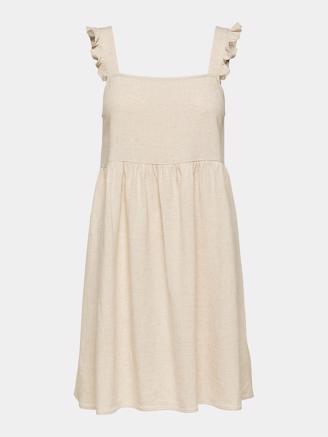 Selected Femme SlfIda SL Short Dress Sandshell