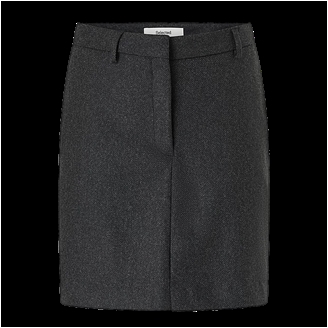 Selected Femme SlfKaya-Elin Wool Blend Skirt Black