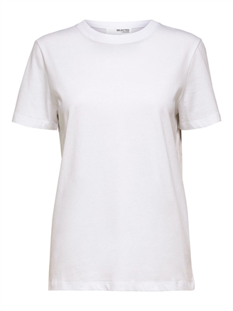 Selected Femme SlfMyessential SS O-neck Tee Bright