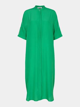 Co Couture Sunrise Tunic Shirt Dress Green