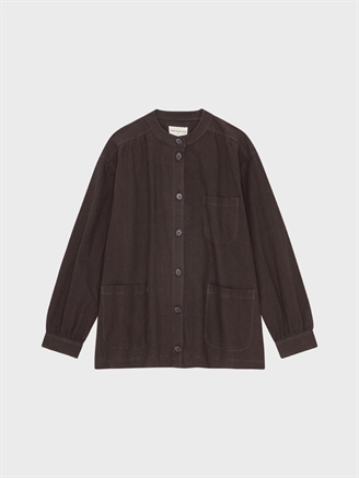 Moshi Moshi Mind Tales Shirt Crepe Chocolate