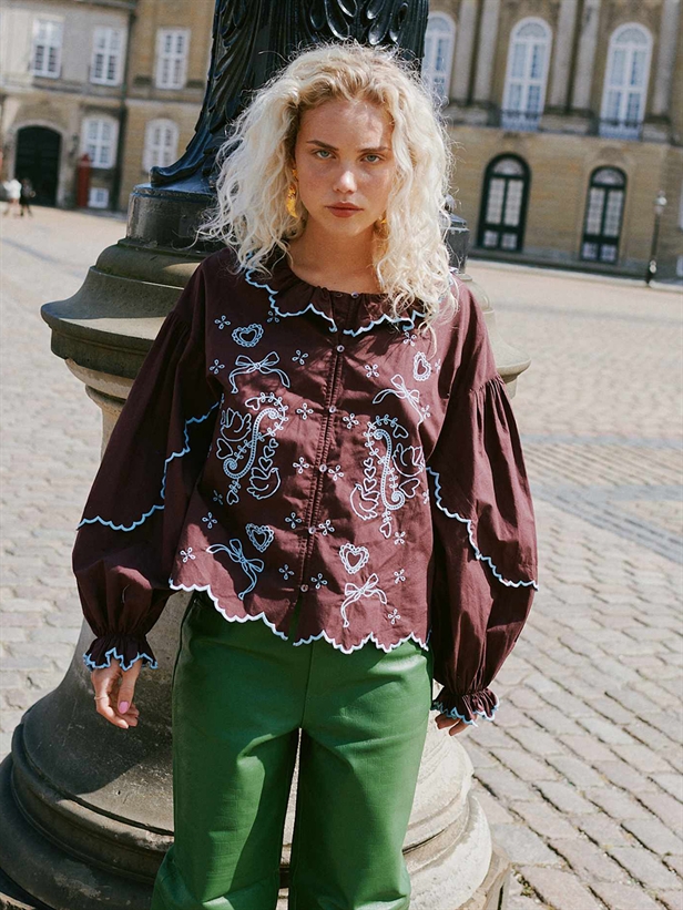 Sissel Edelbo Tone Shirt Wine