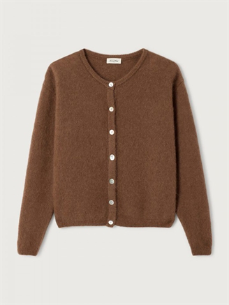 American Vintage VITOW Cardigan Chocolate Melange
