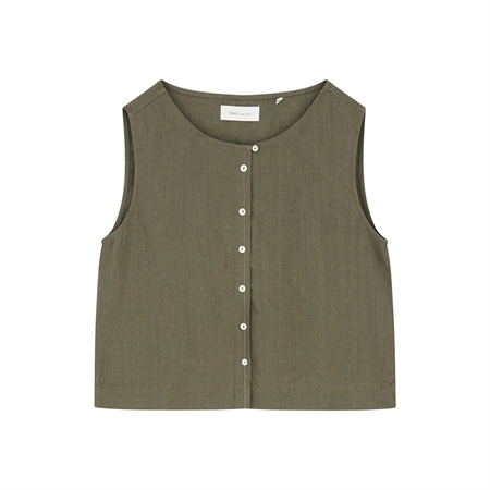 Skall Studio Vetiver top Khaki