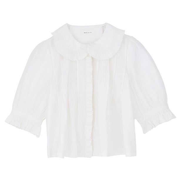 Skall Studio Viola blouse Optic white