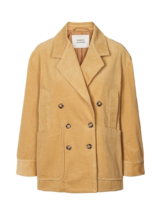 Rabens Saloner Carmeline Corduroy jacket Mustard