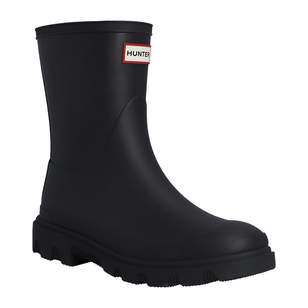 Hunter Unisex DownPour Short Boot Blk/Black
