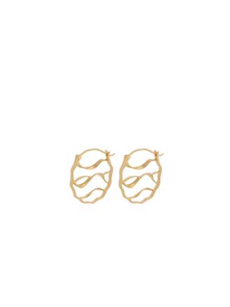 Pernille Corydon Wave Earrings Gold