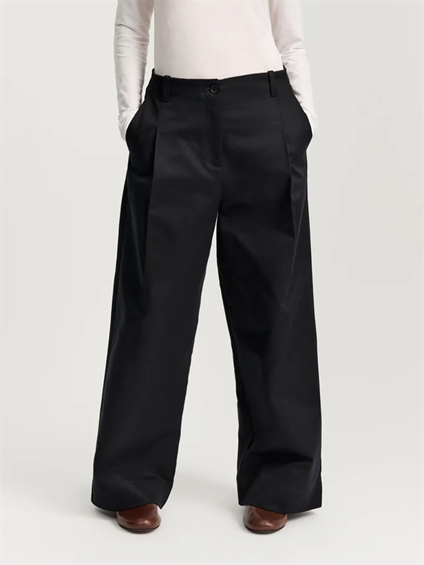 Aiayu Willy Pant Twill Black