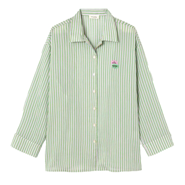 American Vintage RAYRES Shirt Praire Meadown Stripes