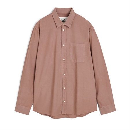 Aiayu Classic Shirt Desert Blush sart rosa herreinspireret bomuldsskjorte i regulær pasform