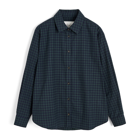 Aiayu Penny Shirt Check Evergreen
