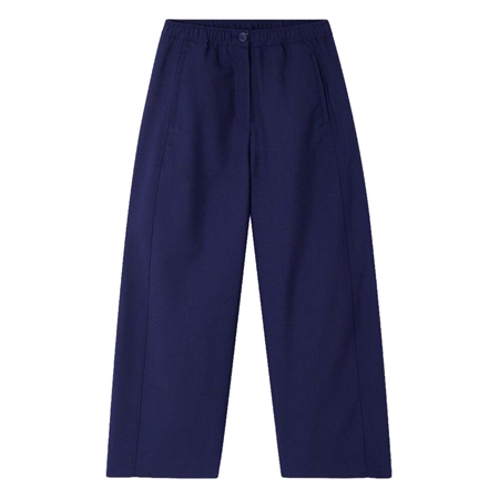 American Vintage AYANY Trousers Navy mørkeblå ballonbukser i uldblanding