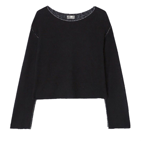 American Vintage BODYROW Jumper Black Melange
