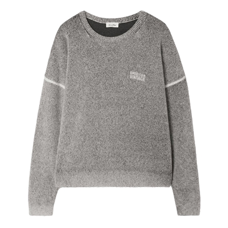 American Vintage DAMSVILLE Sweater Carbon Print