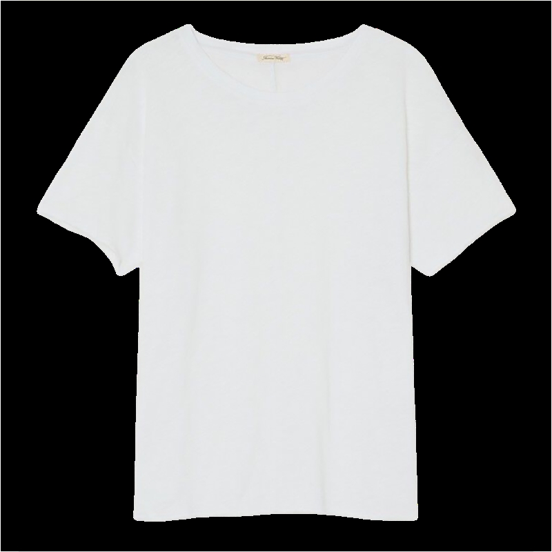 American Vintage SONOMA T-Shirt White hvid T-shirt med rund hals