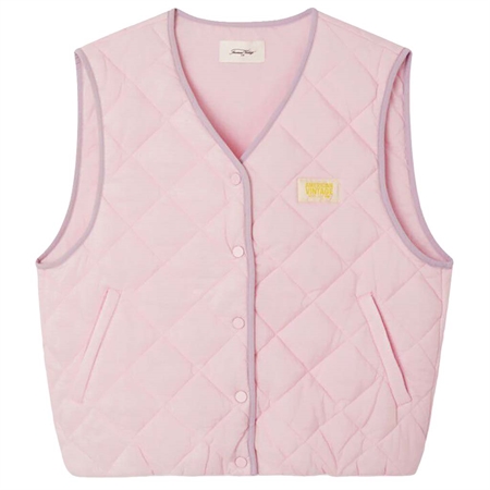 American Vintage YUPIBAM Jacket Petal rosa quiltet vest