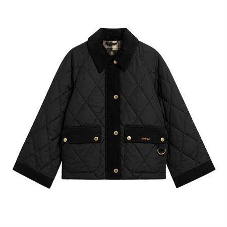 Barbour Kilnwick Quilt Black