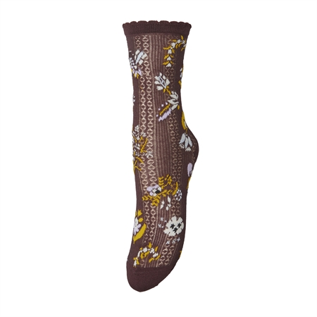 Becksöndergaard Fiora Cotta Sock Maroon Brown