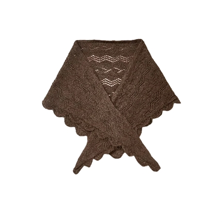 Becksöndergaard Opany Triangle Scarf Hot Fudge Brown