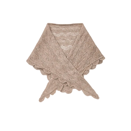 Becksöndergaard Opany Triangle Scarf Melange Brown