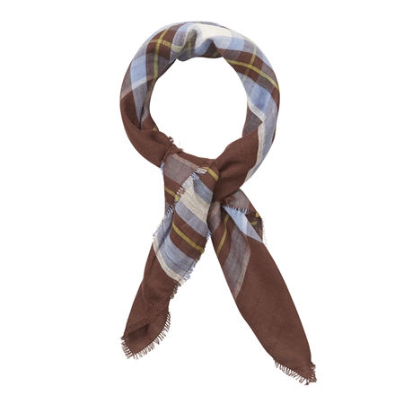 Becksöndergaard Plaidia Cowea Scarf Cappuccino Brown