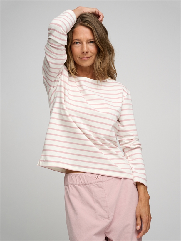 Moshi Moshi Mind Blessed Sweatshirt Stripe ecru/rose dust