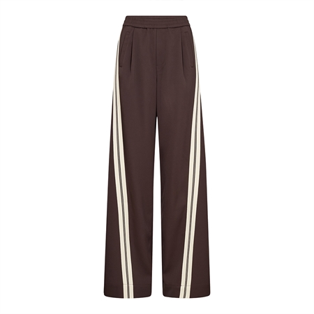 Co'Couture AliniCC Double Panel Pant Dark Brown