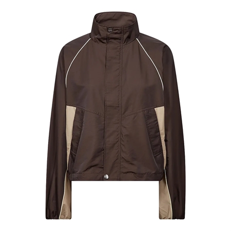 Co'Couture AloraCC Block Jacket Dark Brown