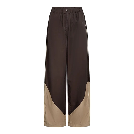 Co'Couture AloraCC Block Pant Dark Brown