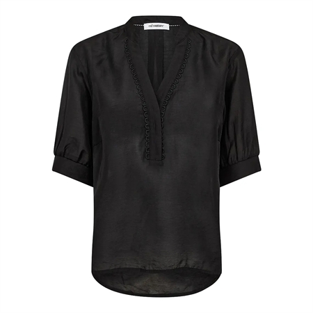 Co'Couture DelinCC SS Shirt i farven Black hos MAAK Shop