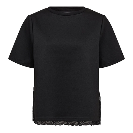 Co'Couture EviCC Lace Tee Black