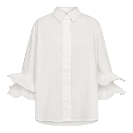 Co'Couture HalenCC Flare Shirt White