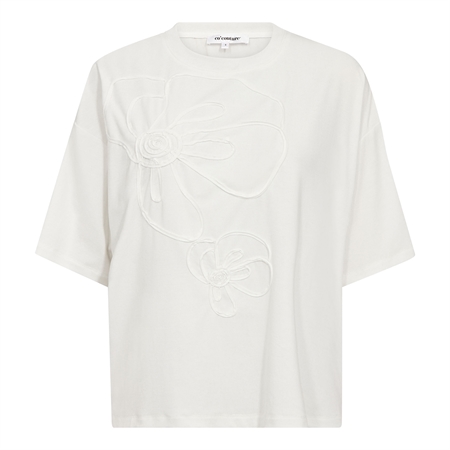 Co'Couture IvaraCC Flower Tee White
